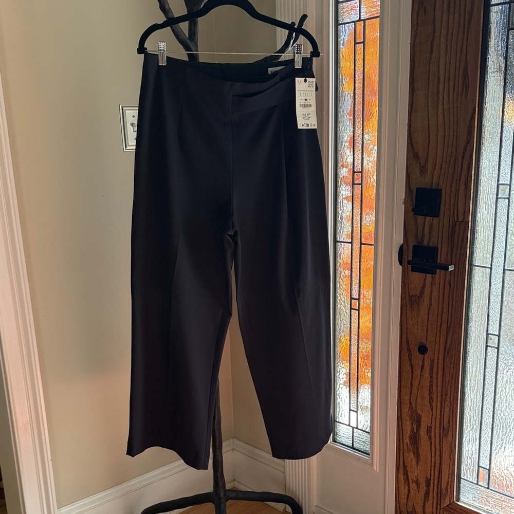 Zara Women's Navy Blue Pants